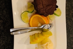 lauwarmes schokoküchlein mit vanilleeis